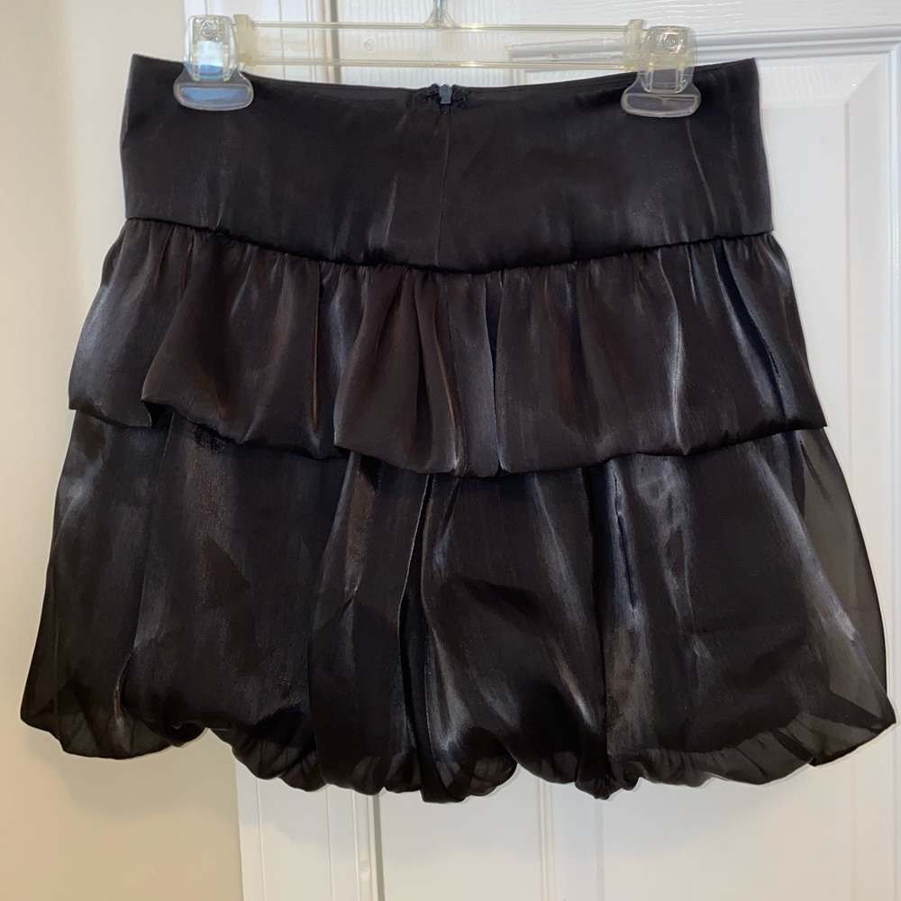 Black Tiered Skirt